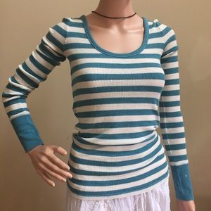 Striped Top by American Eagle, Size M, Excellent